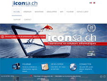Tablet Screenshot of iconsa.ch